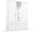 Rauch M&ouml;bel Bremen, Kleiderschrank, Farbe Wei&szlig;, Breite 136 cm