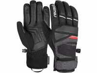 Reusch Herren Storm R-Tex Xt Handschuhe, Black/Black Melange/fire red, 8