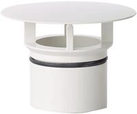 Geberit Ventilabdeckung Clou mit Stopfen, wei&szlig;, 241993111