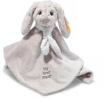 Steiff Kuscheltier Hoppie Hase Schmusetuch, S&uuml;&szlig;es Stofftier, Jungen, M&auml;dchen &