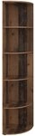 Vicco Eckregal Ecki, Antikholz, 40 x 180 cm | zur Wandmontage mit drei offenen
