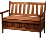 dobar&reg; Green Label 29350FSC Truhebank | Gartenbank aus ge&ouml;ltem Kiefernholz 