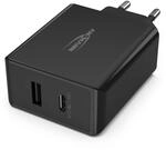 ANSMANN 2-Port USB Ladeger&auml;t 45 Watt mit starker GaN Technologie - Power Delivery