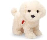 Teddy Hermann 91960 Hund Malteser Welpe stehend 23 cm, Kuscheltier 