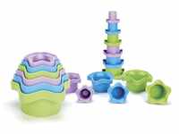 Green Toys 8668586, Stapelspiel Becher, Babyspielzeug, Motorikspielzeug,...