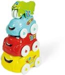 Clementoni Baby Stapelbare Autos - Baby Motorikspielzeug ab 6 Monaten -