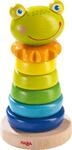 HABA 302915 &ndash; Steckspiel Frosch, Sortier- und Motorikspielzeug zum Lernen von