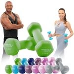 Miweba Sports Neopren Hantelset NKH100 | 0.5-10 kg Gewichte |...