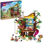 LEGO 41703 Friends Freundschaftsbaumhaus mit 5 Mini-Puppen und Tier-Figur,