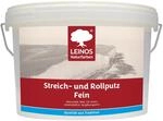 LEINOS Streich- und Rollputz mediterran 680, wei&szlig; &ndash; Dekorativer Strukturputz f&uuml;r