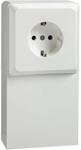Schneider Electric Elso Schuko-Steckdose im Ger&auml;tetr&auml;ger mit Schachtauslass,