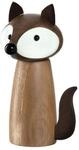 Leonardo CUCINA Gew&uuml;rzm&uuml;hle, Fuchs Gew&uuml;rzstreuer aus Holz, braun, 18 cm, 018698