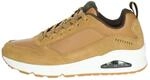 Skechers Herren Uno Stacre Sneakers, Whiskey Leather Pu Trim, 45 EU