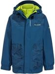 VAUDE Unisex Kinder Kids Campfire 3in1 Jacket Iv Doppeljacke, deep water, 98