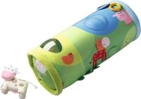 HABA 301197 Krabbelrolle Bauernhof, Geschenk f&uuml;r Babys, Hilfe zum Krabbeln Lernen