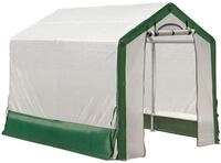 ShelterLogic Foliengew&auml;chshaus | Wei&szlig;/Gr&uuml;n | 240x180x200 cm