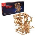 UGEARS Holz Marble Run Chain Hoist - Mechanische 3D Holzpuzzle f&uuml;r Erwachsene,...