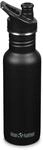Klean Kanteen Unisex &ndash; Erwachsene Klean Kanteen-1008432 Flasche, Black, Edelstahl ,