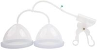 Fr&ouml;hle BP008 Brustpumpe Duo Cup D mit Scherengriffvakuumpumpe f&uuml;r gr&ouml;&szlig;ere Br&uuml;ste