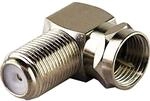 SCHWAIGER wad8321 531 F-Typ 2pc (S) Koaxialstecker - Koaxialstecker (2PC (S)) silber