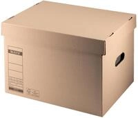 Leitz Archiv- und Transport-Schachtel, Obere &Ouml;ffnung, Extrastarke Wellpappe,