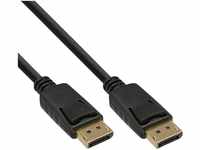 InLine® DisplayPort Kabel, schwarz, vergoldete Kontakte, 2m