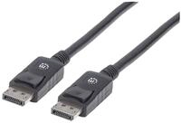 Manhattan DisplayPort Kabel (DisplayPort Stecker auf DisplayPort Stecker, Geschirmt)