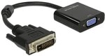 DELOCK 65658 Adapterkabel DVI 24+1 Stecker > VGA Buchse schwarz