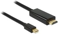 Delock 83700 Kabel mini Displayport 1.1a Stecker zu High Speed HDMI A Stecker,...