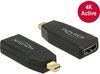 Delock 65581 Adapter mini Displayport 1.2 Stecker > HDMI Buchse 4K Aktiv,...