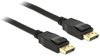 Delock DisplayPort Anschlusskabel 5.00m 83808 vergoldete Steckkontakte Schwarz...
