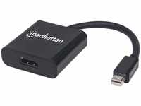 Manhattan 152570 Aktiver Mini-DisplayPort-Stecker auf HDMI-Buchse schwarz
