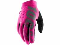 100% Erwachsene Brisker Handschuhe, Neon Rosa Schwarz, S