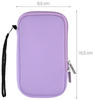 kwmobile Handytasche für Smartphones M - 5,5" - Neopren Handy Hülle Lavendel -