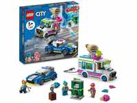 LEGO City Ice Cream Truck Police Chase 60314 Building Kit for Kids Aged 5+,...