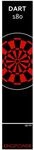 Dart Darts Teppich Dartteppich Dartmatte Steeldart Kingpower | 273 x 80 cm, Blau,