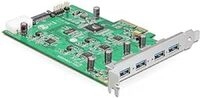Delock PCI Express x4 Karte (4X extern USB 3.0-A), 89325
