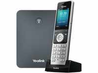 Yealink W76P DECT IP Telefon System (W70B Basis + W56H Handset) Schwarz/Silber