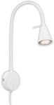 Briloner Leuchten LED Bettlampe, Bettleuchte Flexarm, inkl. An-/Ausschalter, 4,7