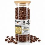 DIMONO&reg; Vorratsglas mit Deckel 1L, luftdichtes Aufbewahrungsglas Bambus | H&auml;lt