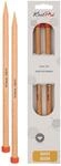 KnitPro Basix Beech Lange Nadeln 10" (25cm) | 10mm