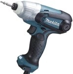 Makita TD0101F Schlagschrauber 1/4" Innensechskant, Schwarz, Blau