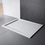 Schulte Duschwanne 80x120 cm, Rechteck extra-flach 2,5 cm, Sanit&auml;r-Acryl