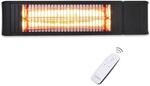 VASNER Teras X20 &ndash; Infrarot Heizstrahler 2000 Watt, 6 Heizstufen, abgerundetes