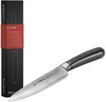 KLAMER Damast Allzweckmesser 13 cm &ndash; 67 Lagen japanischer Damaszener Stahl 