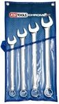KS Tools 518.0644 CHROMEplus Ringmaulschl&uuml;ssel-Satz, abgewinkelt, 4-tlg.