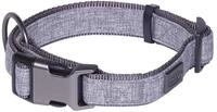 Nobby Halsband Linen Deluxe, grau L: 28-40 cm, B: 20 mm, 1 St&uuml;ck