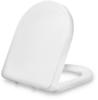 Premium Toilettendeckel mit Absenkautomatik Abnehmbar (Weiß) WC Sitz mit