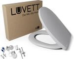 LUVETT C100 WC-Sitz Oval | SoftClose Absenkautomatik, Manhattan Grau | Made in EU aus