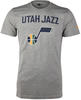 New Era Basic Shirt - NBA Utah Jazz grau - M